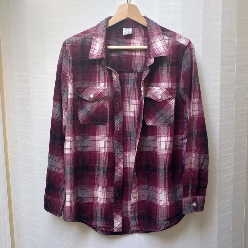EMPYRE Maroon Flannel